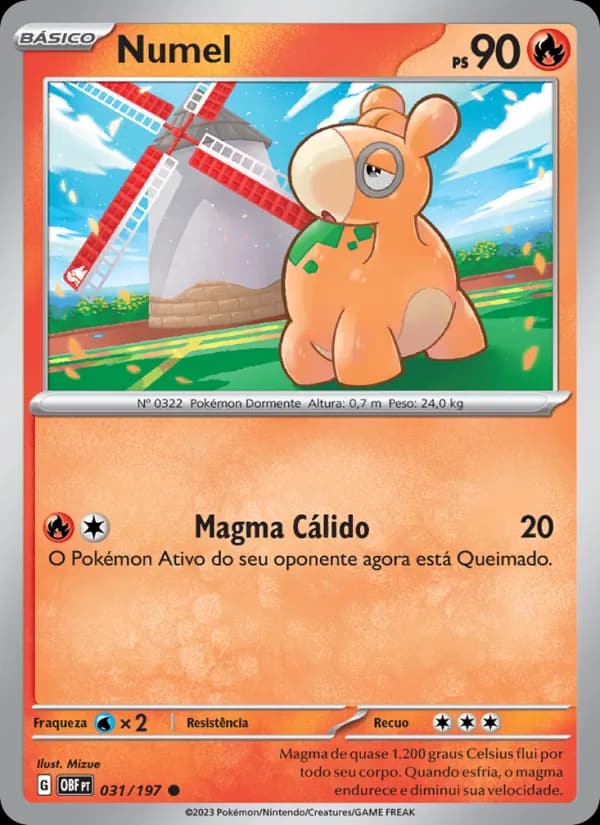Numel, carta 031 de Obsidiana em Chamas