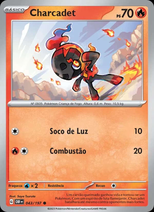 Charcadet, carta 043 de Obsidiana em Chamas