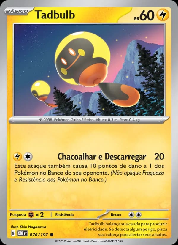 Tadbulb, carta 076 de Obsidiana em Chamas