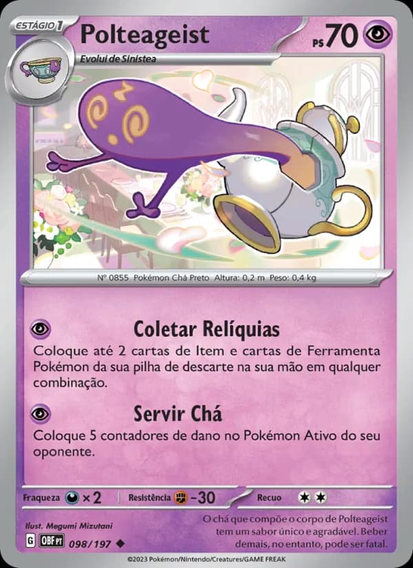 Polteageist, carta 098 de Obsidiana em Chamas
