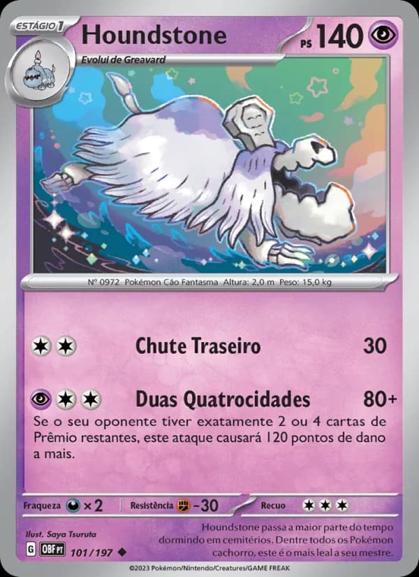 Houndstone, carta 101 de Obsidiana em Chamas