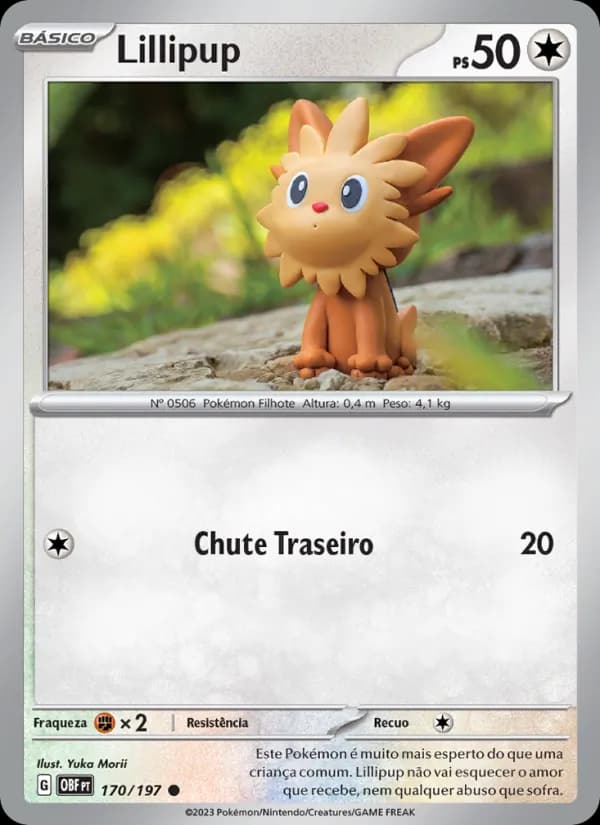 Lillipup, carta 170 de Obsidiana em Chamas
