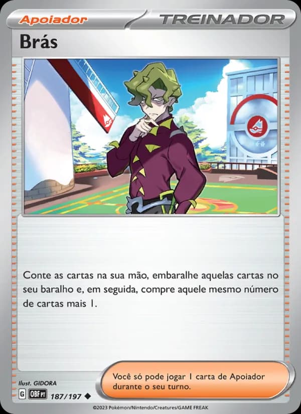 Brás, carta 187 de Obsidiana em Chamas