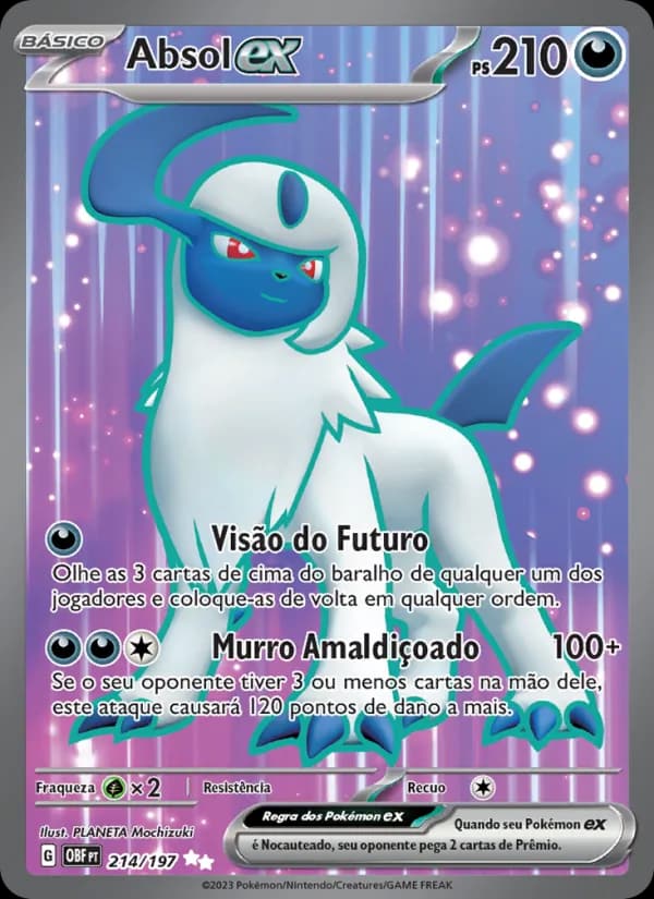 Absol ex, carta 214 de Obsidiana em Chamas