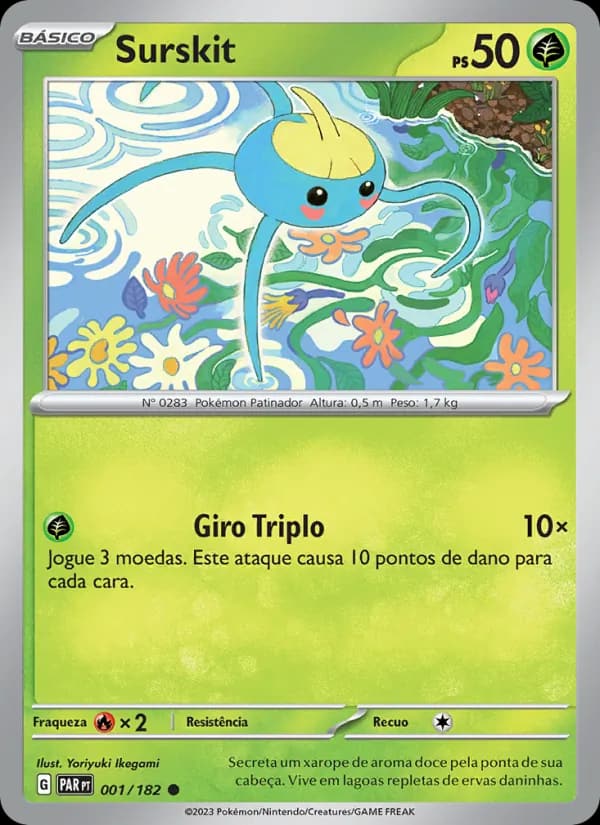 Surskit, carta 001 de Fenda Paradoxal
