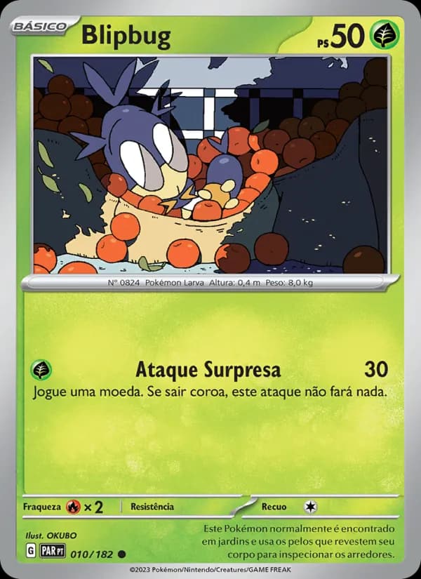 Blipbug, carta 010 de Fenda Paradoxal