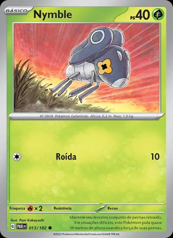 Nymble, carta 013 de Fenda Paradoxal