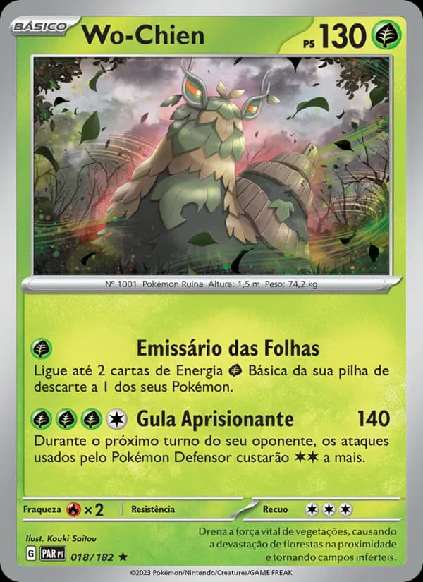 Wo-Chien, carta 018 de Fenda Paradoxal