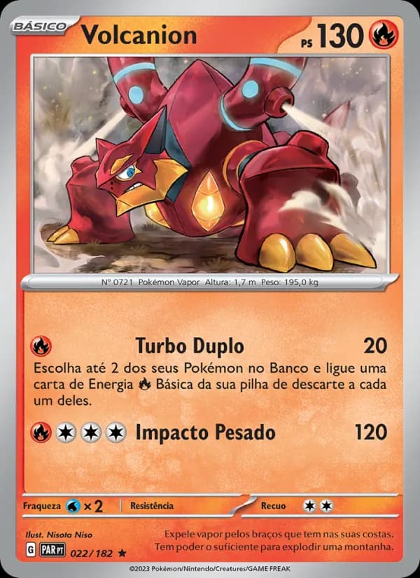Volcanion, carta 022 de Fenda Paradoxal