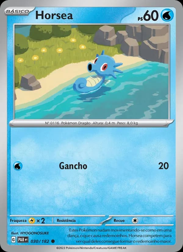 Horsea, carta 030 de Fenda Paradoxal