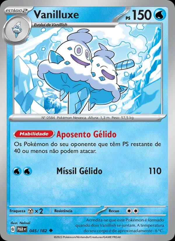 Vanilluxe, carta 045 de Fenda Paradoxal