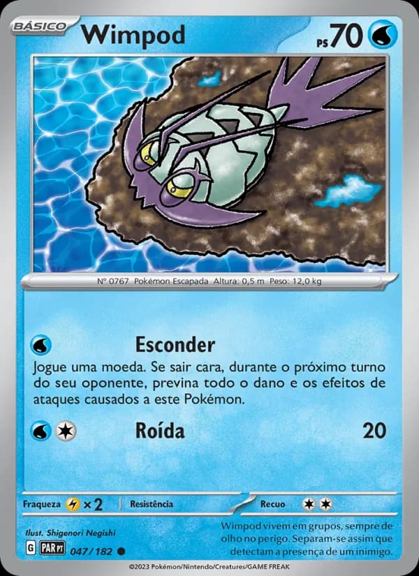 Wimpod, carta 047 de Fenda Paradoxal