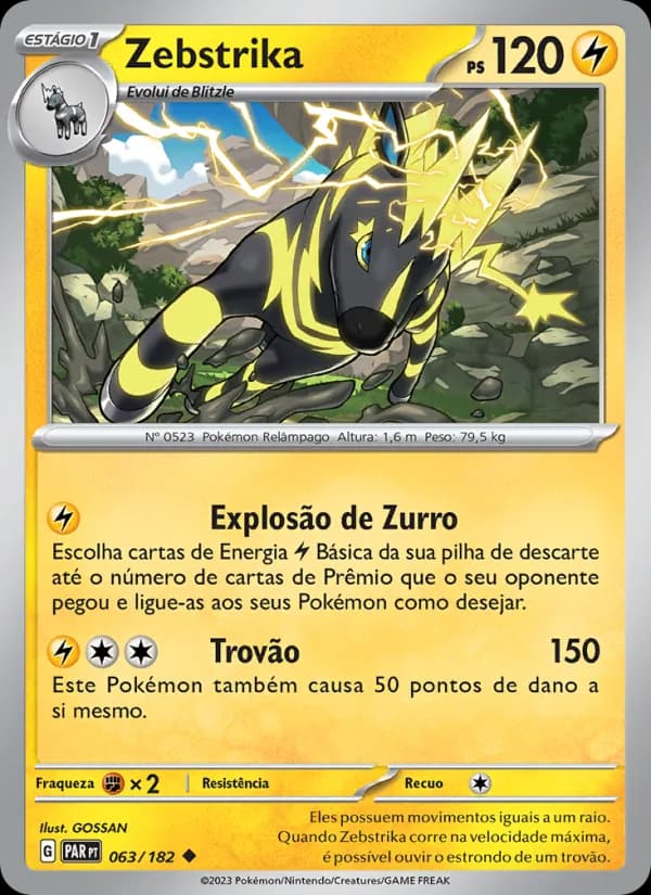Zebstrika, carta 063 de Fenda Paradoxal