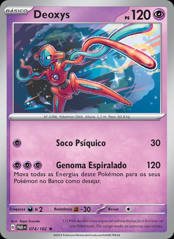 Deoxys, carta 074 de Fenda Paradoxal
