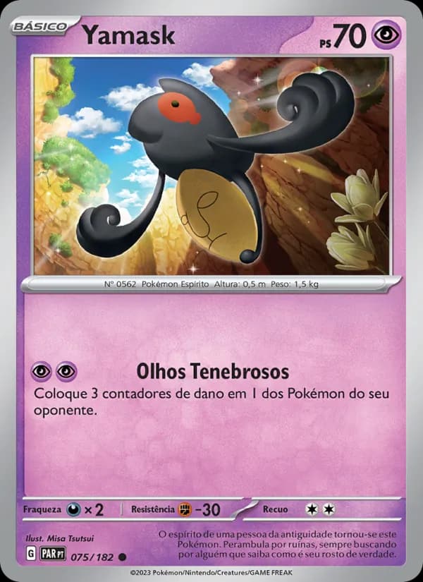 Yamask, carta 075 de Fenda Paradoxal