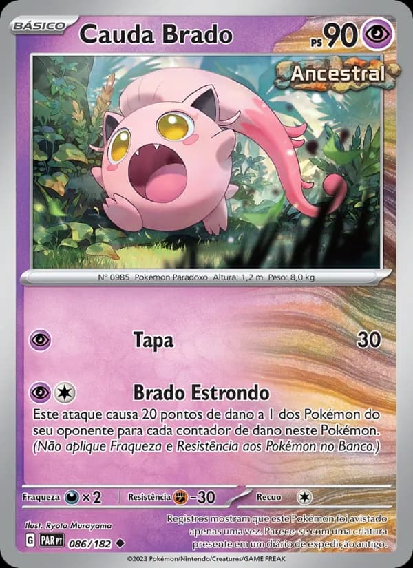 Cauda Brado, carta 086 de Fenda Paradoxal