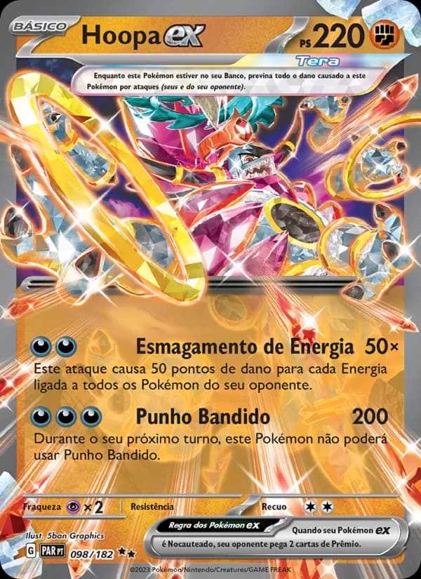 Hoopa ex, carta 098 de Fenda Paradoxal