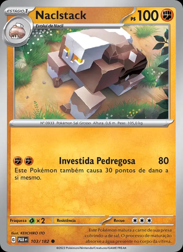 Naclstack, carta 103 de Fenda Paradoxal