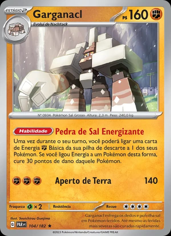 Garganacl, carta 104 de Fenda Paradoxal