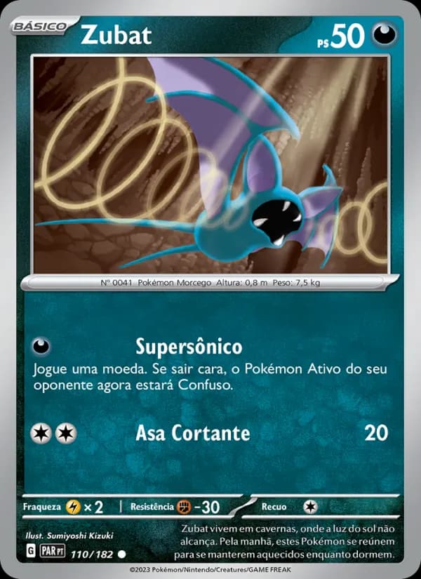 Zubat, carta 110 de Fenda Paradoxal