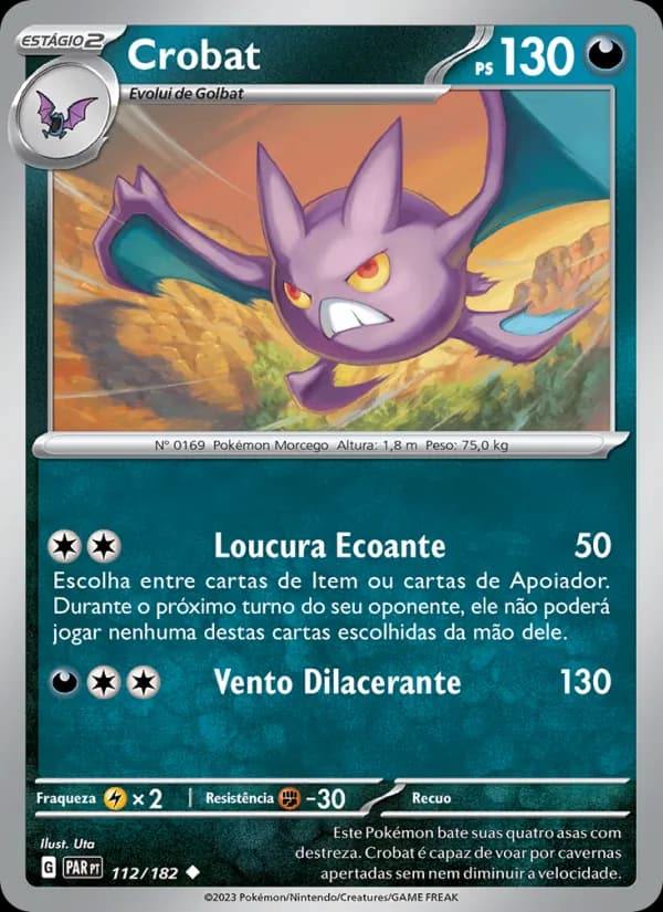 Crobat, carta 112 de Fenda Paradoxal
