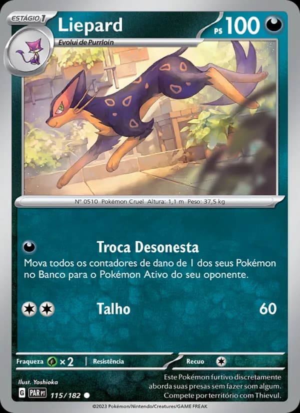 Liepard, carta 115 de Fenda Paradoxal