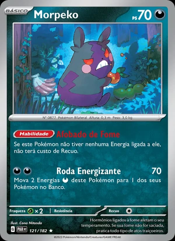 Morpeko, carta 121 de Fenda Paradoxal