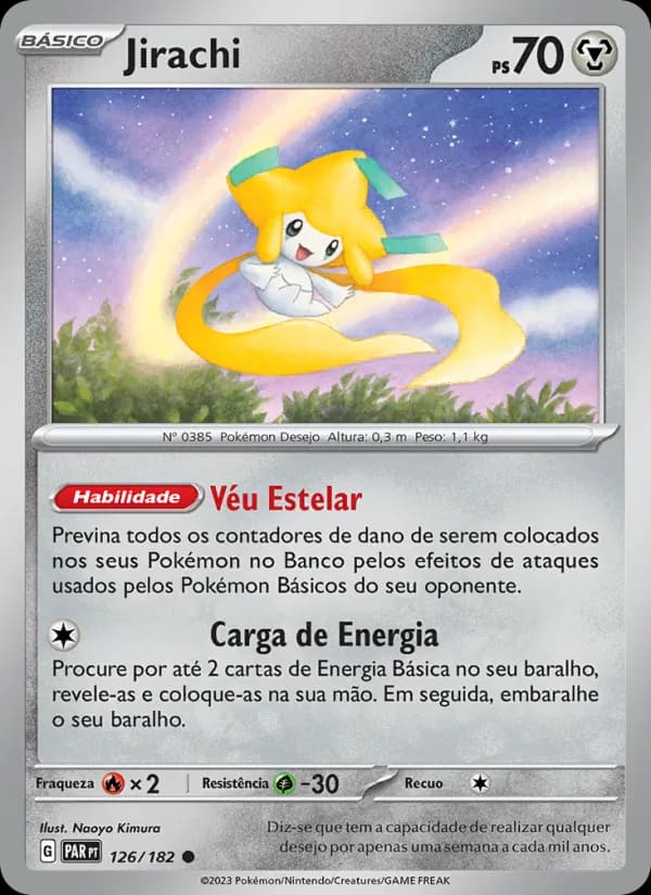 Jirachi, carta 126 de Fenda Paradoxal