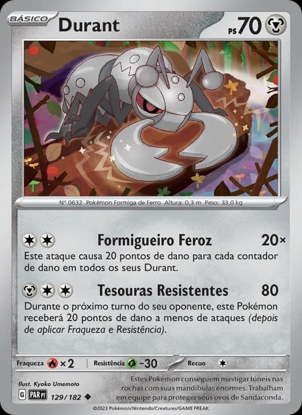 Durant, carta 129 de Fenda Paradoxal
