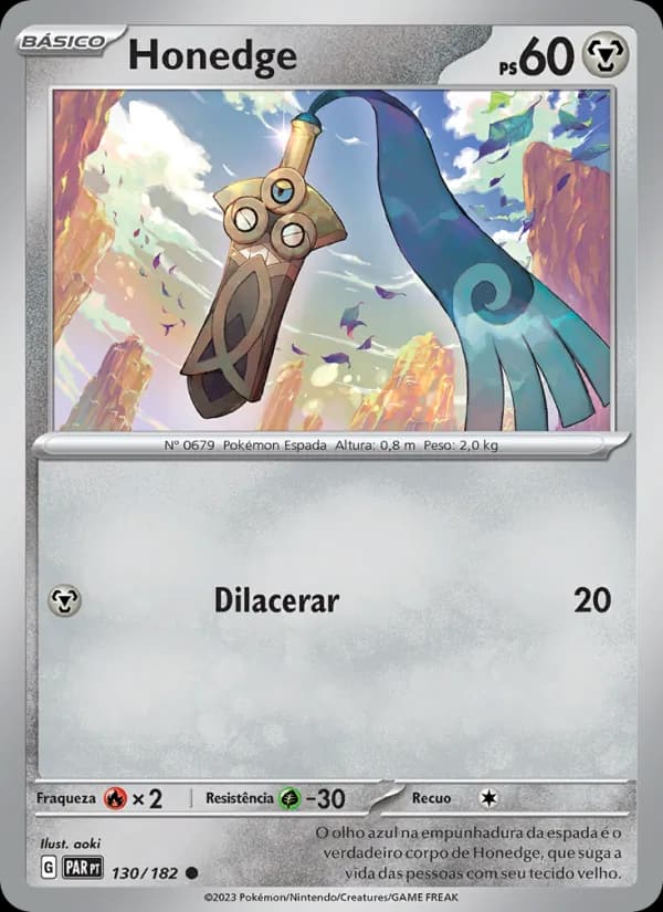 Honedge, carta 130 de Fenda Paradoxal