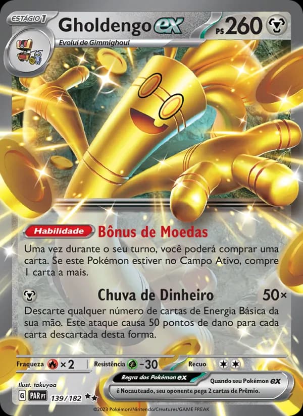 Gholdengo ex, carta 139 de Fenda Paradoxal