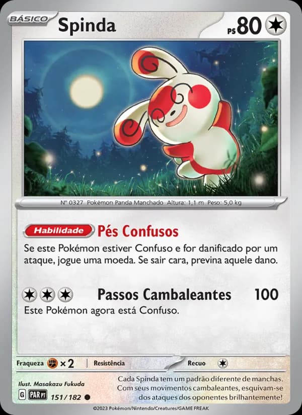 Spinda, carta 151 de Fenda Paradoxal