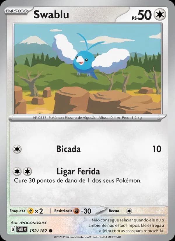 Swablu, carta 152 de Fenda Paradoxal