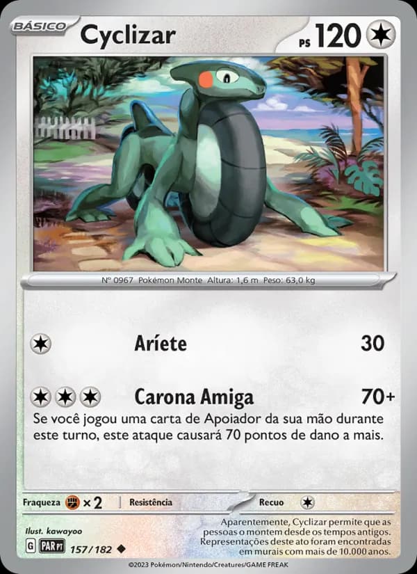Cyclizar, carta 157 de Fenda Paradoxal