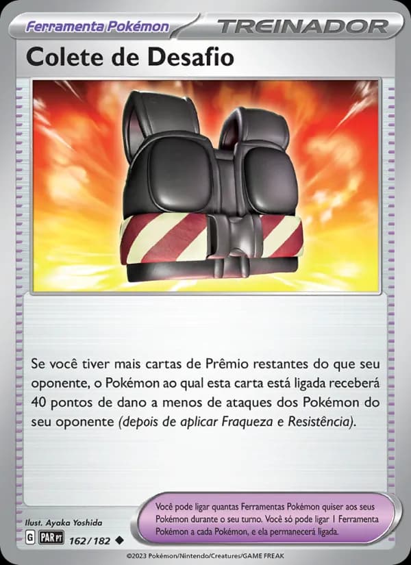 Colete de Desafio, carta 162 de Fenda Paradoxal
