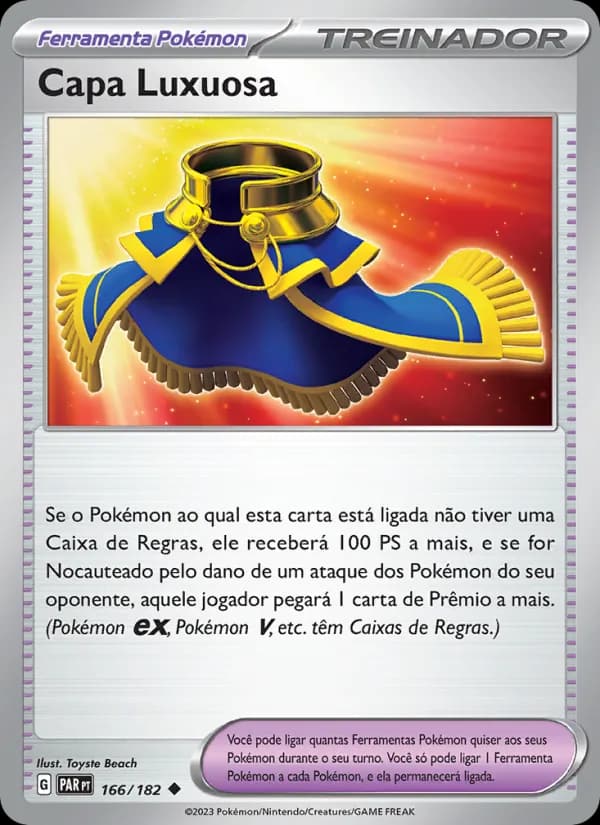 Capa Luxuosa, carta 166 de Fenda Paradoxal