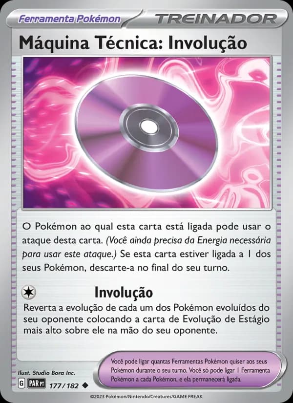 Máquina Técnica: Involução, carta 177 de Fenda Paradoxal