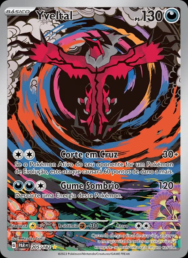 Yveltal, carta 205 de Fenda Paradoxal