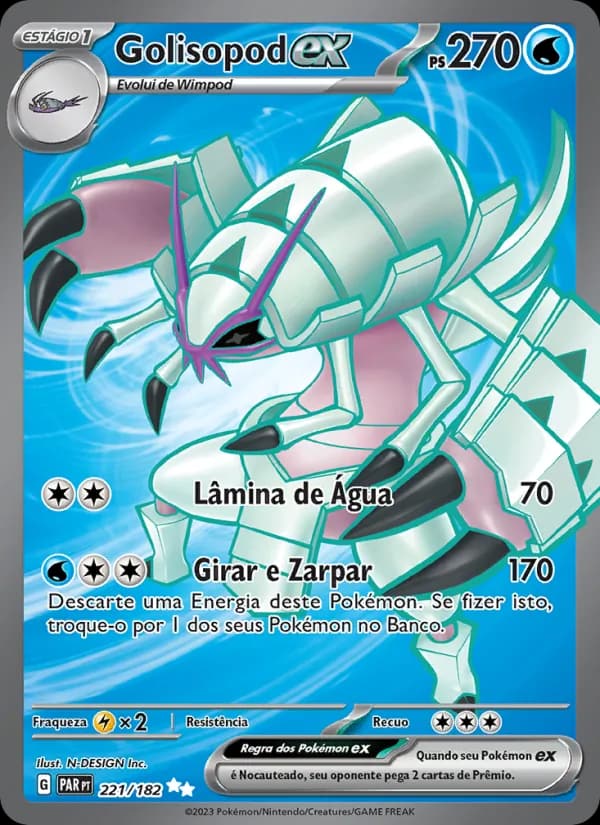 Golisopod ex, carta 221 de Fenda Paradoxal