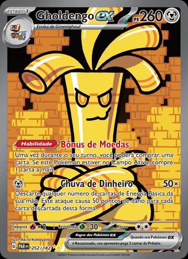 Gholdengo ex, carta 252 de Fenda Paradoxal