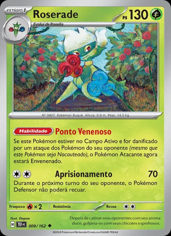 Roserade, carta 009 de Forças Temporais