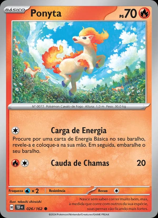 Ponyta, carta 026 de Forças Temporais