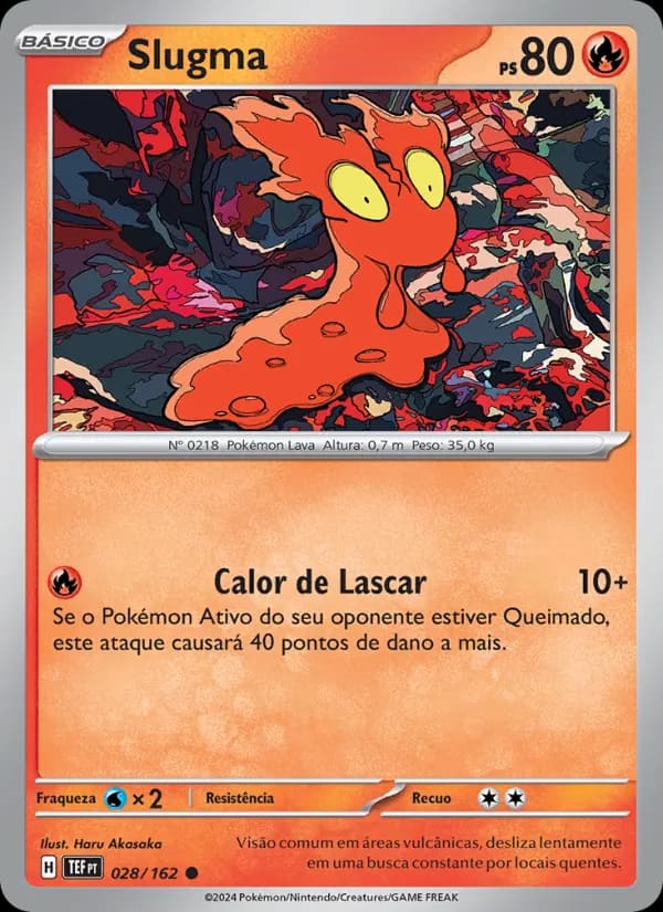 Slugma, carta 028 de Forças Temporais