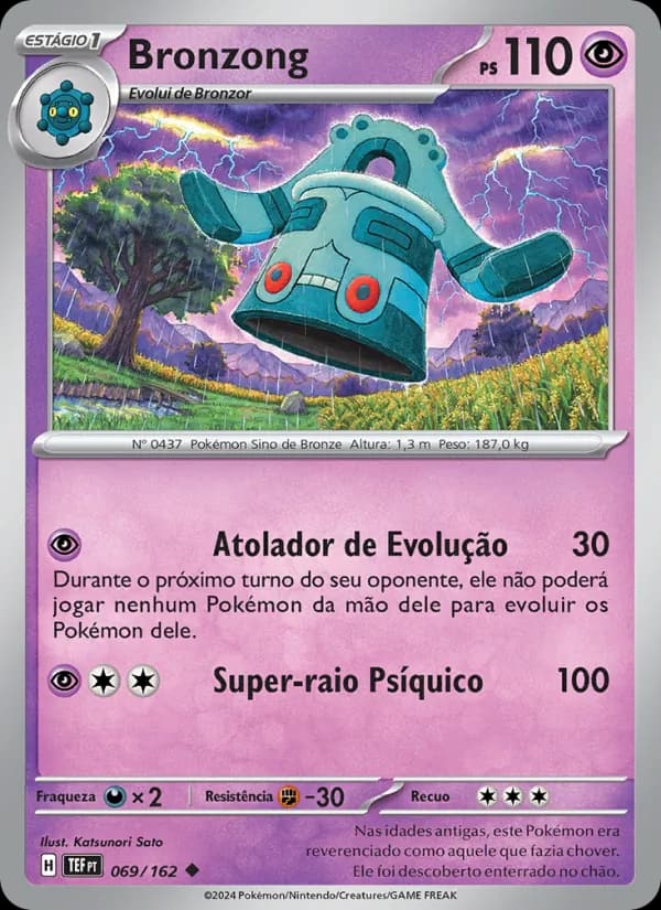 Bronzong, carta 069 de Forças Temporais