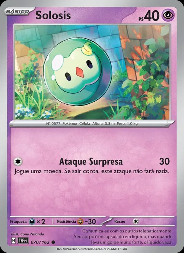 Solosis, carta 070 de Forças Temporais