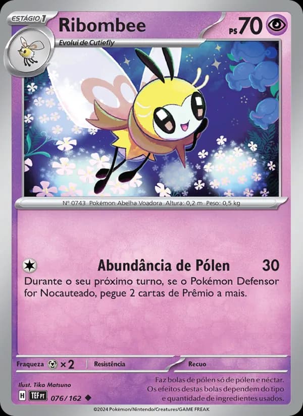 Ribombee, carta 076 de Forças Temporais