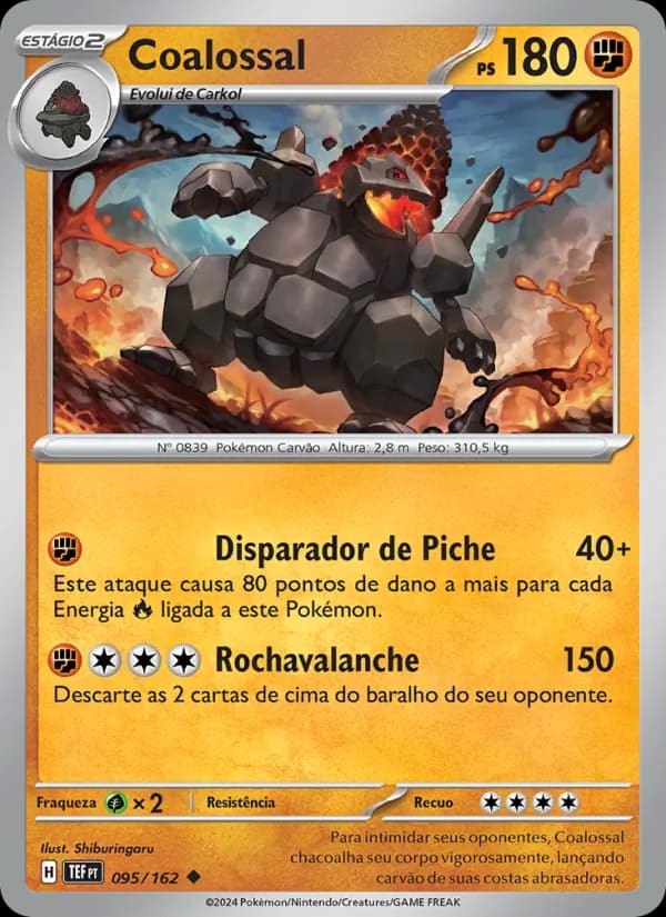 Coalossal, carta 095 de Forças Temporais