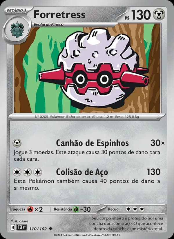 Forretress, carta 110 de Forças Temporais
