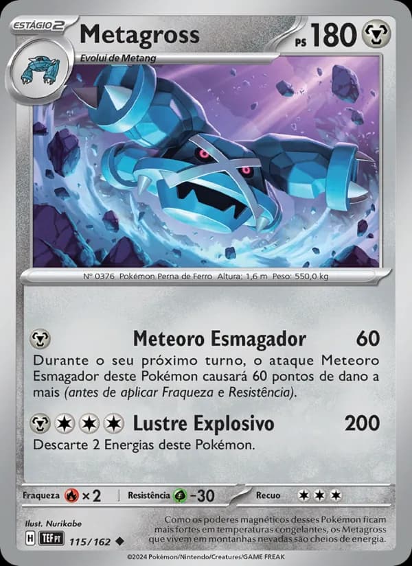 Metagross, carta 115 de Forças Temporais