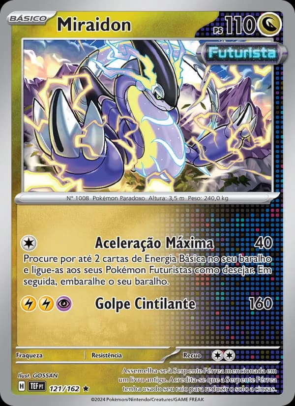 Miraidon, carta 121 de Forças Temporais